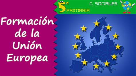 Formación de la Unión Europea. Sociales, 5º Primaria. Tema ...