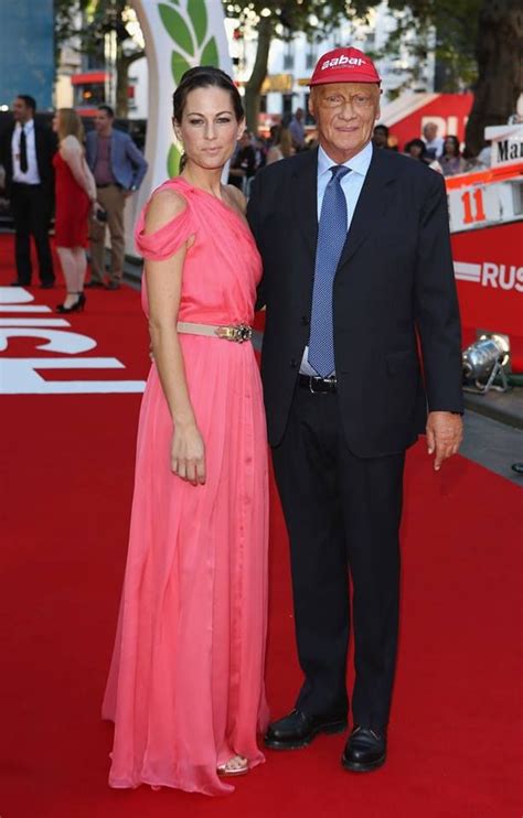 Formula 1 World Champion, Niki Lauda and his wife Birgit ...