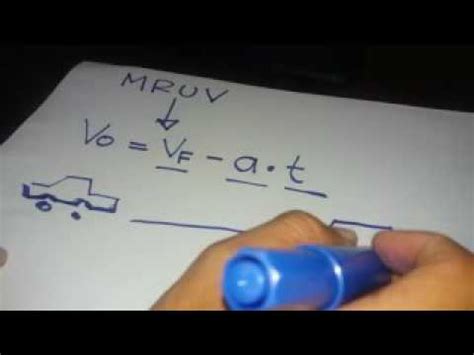 Fórmula de Vo para MRUV   YouTube