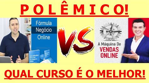 Fórmula Negócio Online vs A Máquina de Vendas Online, Qual ...