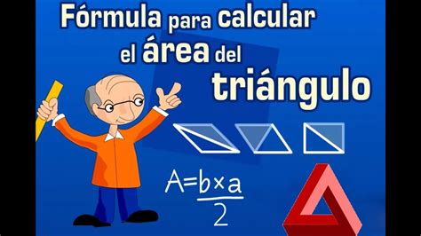Fórmula para calcular el área de un triángulo y su ...