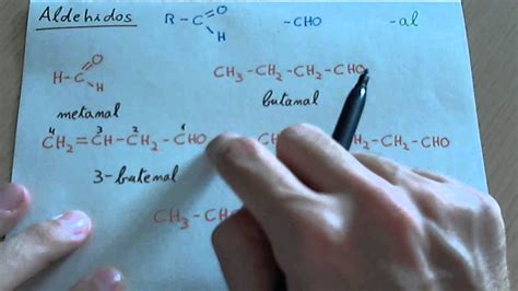Formulación orgánica: Aldehidos   YouTube