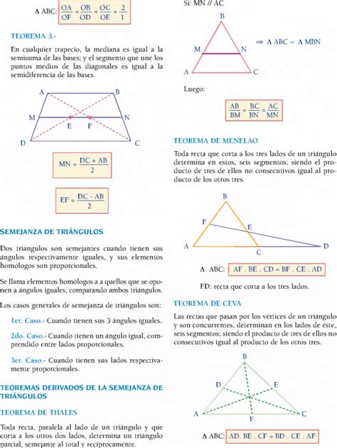 Formulario de geometría descarga pdf plana y del espacio ...