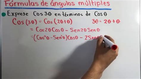 Fórmulas de ángulos dobles | Trigonometría   YouTube