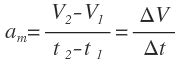 Fórmulas de velocidad y concepto de aceleración con vectores