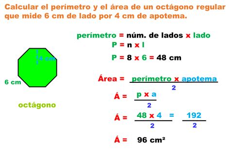 fórmulas para obtener el perímetro y el área del pentágono ...