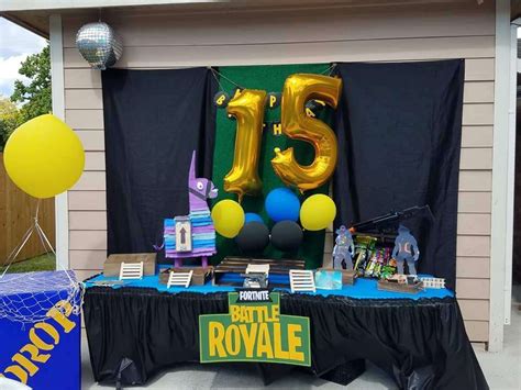 Fortnite Birthday Party Ideas | Photo 1 of 17 | Catch My Party