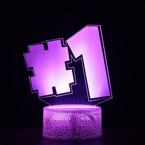 Fortnite Luz Led nocturna 3D para niños, lámpara de mesa ...