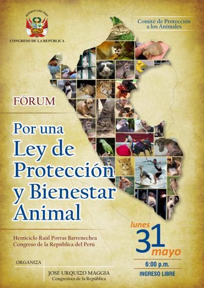 FÓRUM POR UNA LEY DE PROTECCIÓN Y BIENESTAR ANIMAL | Agrupación para la ...
