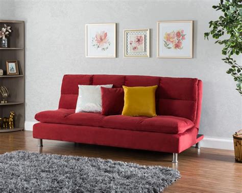 Foto 1|Sofá Cama Tomato en Oakley Rojo | Decoración con sofá rojo ...