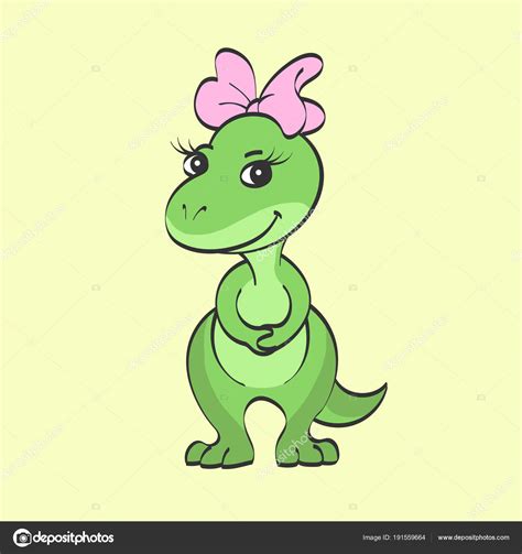 Foto: dinosaurio bebe | Bebé dinosaurio con un arco — Vector de stock ...