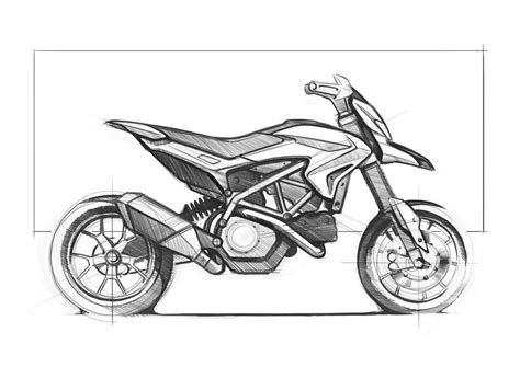 Foto Ducati Hypermotard, imagen boceto automovil | Motos para dibujar ...