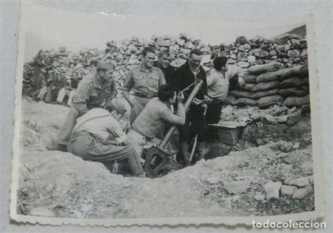 Fotografia plena guerra civil, militares con mo   Vendido en Venta ...