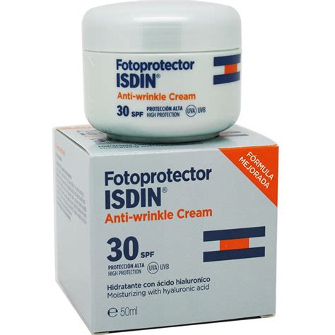 Fotoprotector Isdin 30 Crema Antiarrugas Facial 50 ml Mejores precios ...