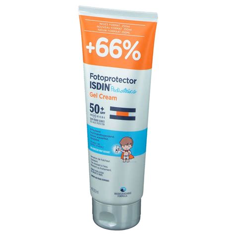 Fotoprotector ISDIN Gel Cream pediatrics SPF50+ 250 ml ...