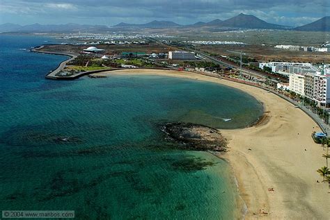 Fotos de Lanzarote, Arrecife, Canarias, España, Playa de Arrecife ...