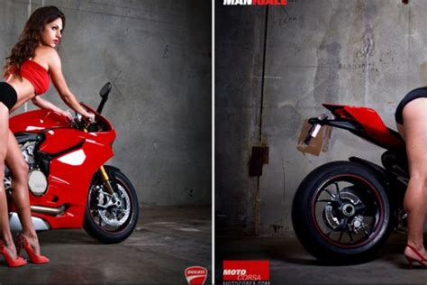 FOTOS: Hombres sustituyen a mujeres en publicidad de motos ...