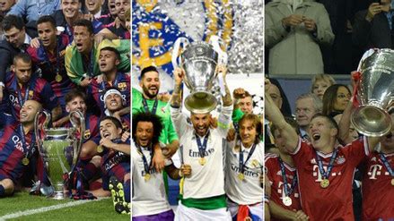Fotos | Repasa los últimos diez campeones de la Champions League | RPP ...