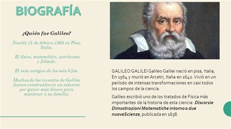 fotos y biografía del brillante físico y astrónomo galileo galilei ...