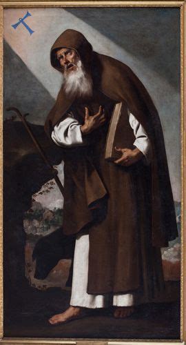 Francisco de Zurbarán  San Antonio Abad  | Zurbaran, Arte ...