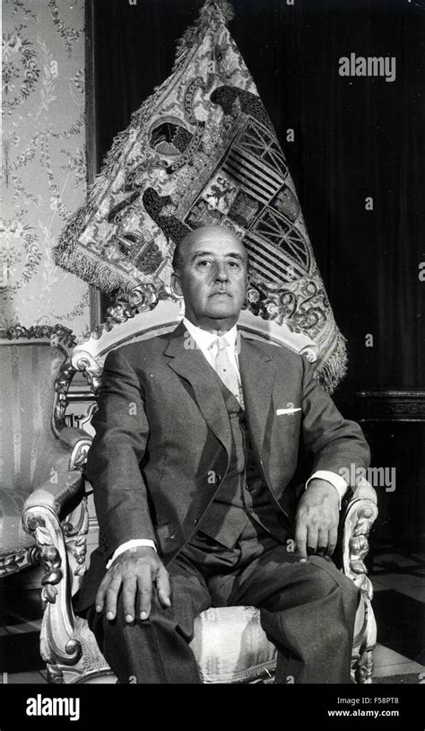 FRANCISCO FRANCO   1892 1975  al dictador español alrededor de 1960 ...