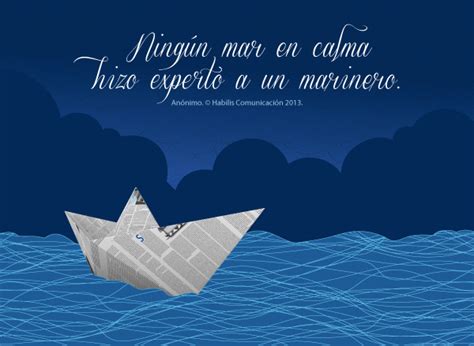 Frases célebres y citas ilustradas: Ningún mar en calma ...