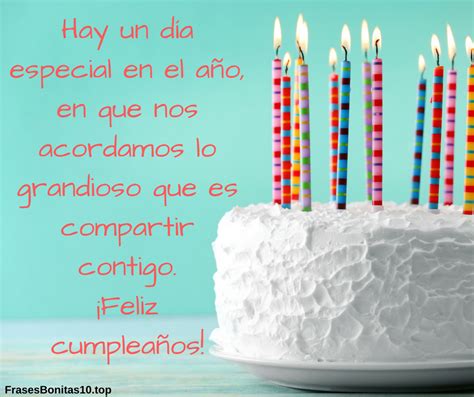 Frases de CUMPLEAÑOS bonitas y frases para felicitar