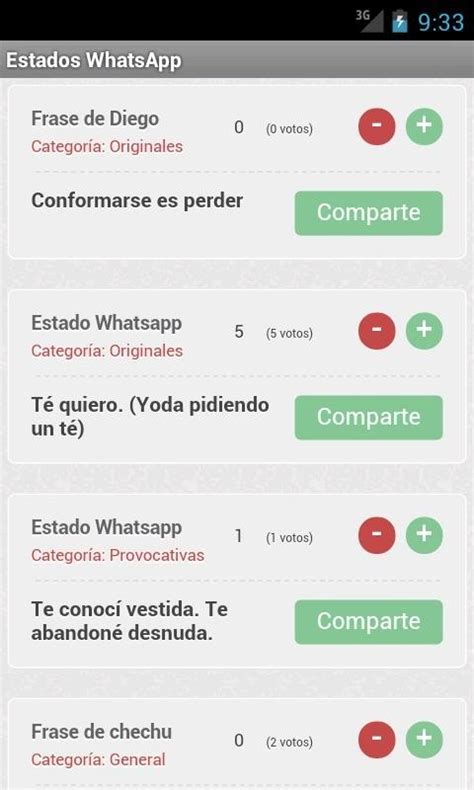 Frases y Estados WhatsApp para Android   Descargar Gratis