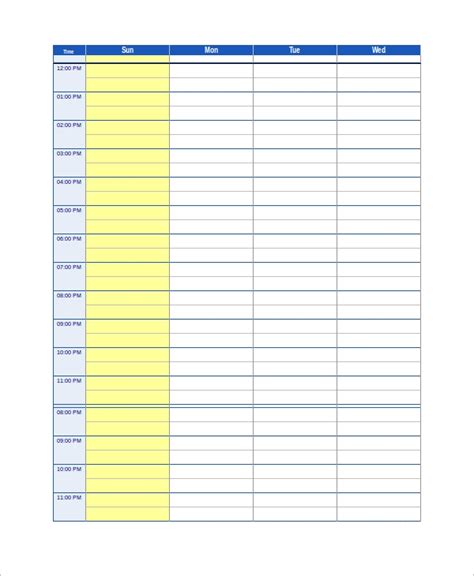 FREE 6+ Sample Blank Printable Calendar Templates in MS ...