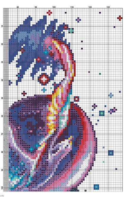 Free Cross stitch pattern Phoenix | DIY 100 Ideas