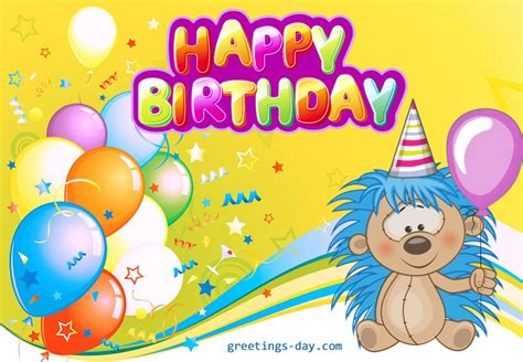Free Happy Birthday Cards for Kids. Funny happy birthday ...