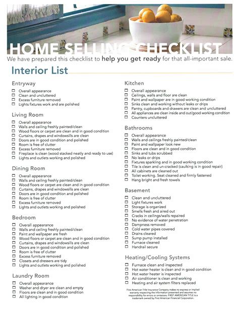 Free Home Selling Checklist for Snohomish County ...