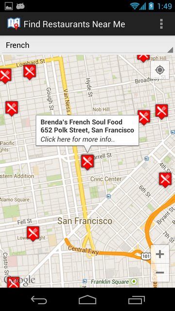 [Free][Maps & Local] Find Restaurants Near Me