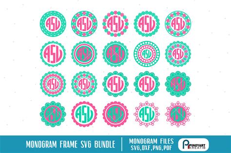 Free Monogram Svg For Cricut