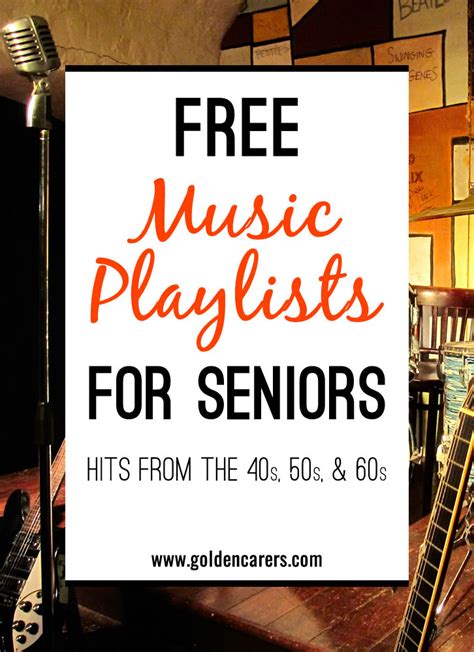 Free Music Playlists for the Elderly