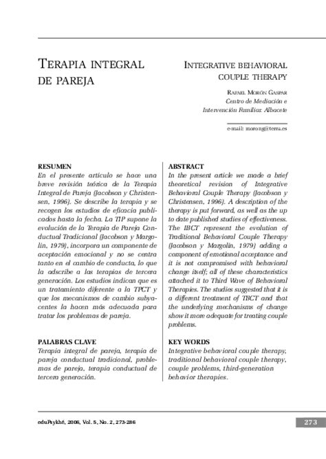 Free PDF  Terapia Integral de Pareja | Carlos Sánchez Beato Valero ...