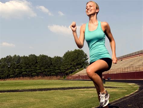 Free picture: smile, young woman, jogging, sport, technique