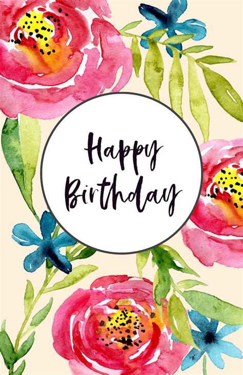 Free Printable Birthday Cards | Paper Trail Design