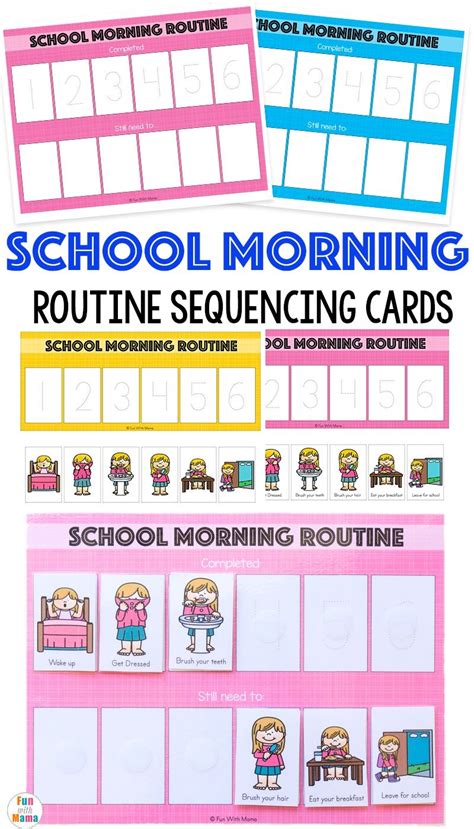 Free Printable Daily Routine Picture Cards | Free Printable