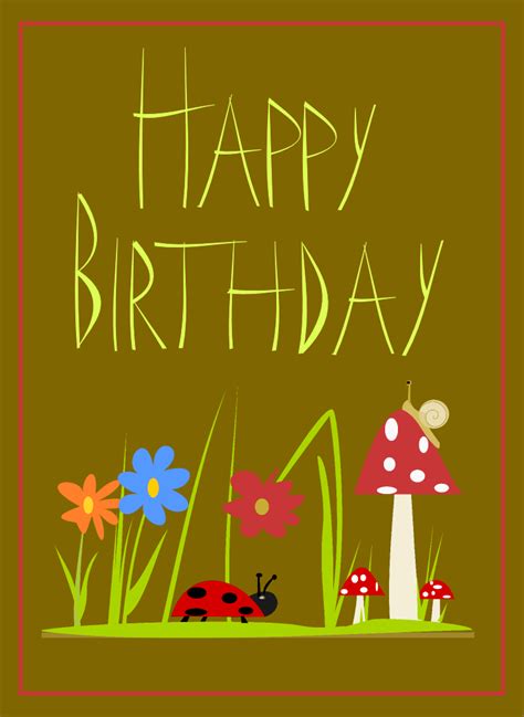 free printable Happy Birthday cards – free Happy Birthday ...