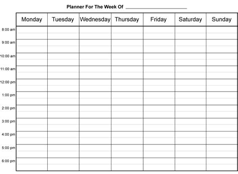 Free Printable Weekly Planners   Printable Weekly Planner ...