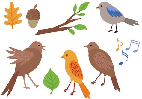 Free Singing Birds Vectors   Download Free Vector Art ...