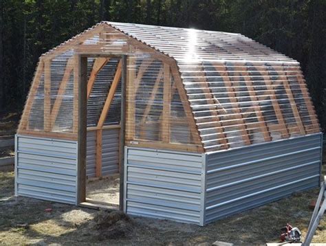 Free step by step plans to build a barn style greenhouse!...From Ana ...