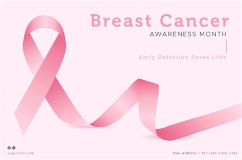 Free Vector | Breast cancer awareness banners template