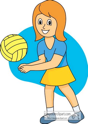 Free Volleyball Clip Art Pictures   Clipartix