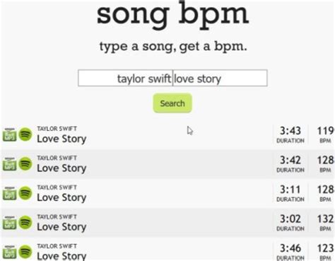 Free Website to Find out Beats Per Minute of a Song