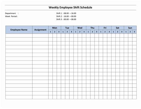Free Weekly Schedule Templates For Word   18 Templates ...
