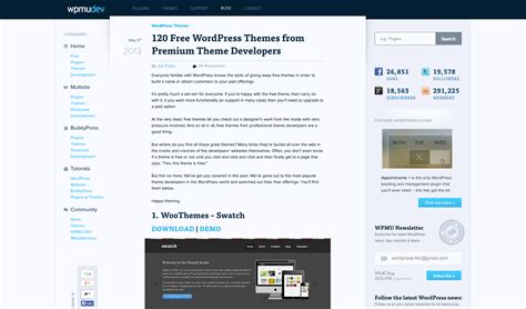 Free WordPress Themes: The Ultimate Guide   WPMU DEV