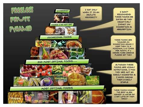 Freely s fruitarian pyramid | Edibles  food tips ...