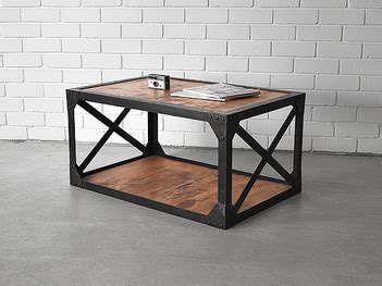 French Industrial Coffee Table, Two Tier   Buy Online ...